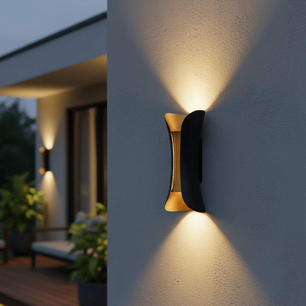 Orr Curved LED buitenwandlamp