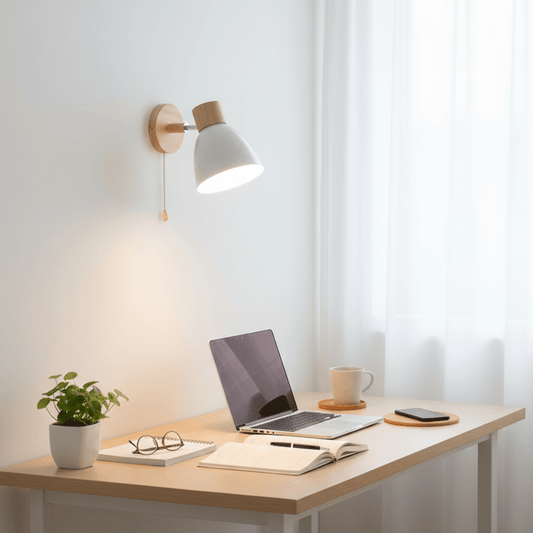 Yadiel houten wandlamp in Scandinavische stijl
