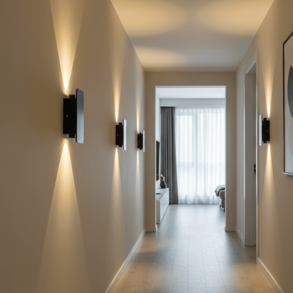 Lumina Arc minimalistische LED-wandlamp