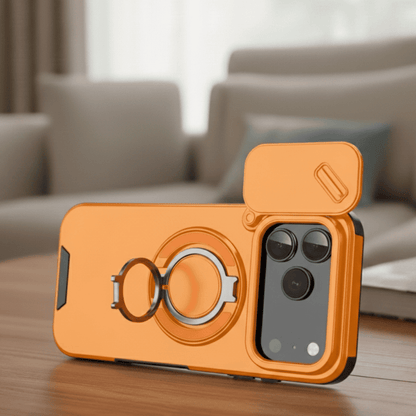 IRONMAG schokbestendig telefoonhoesje met ring