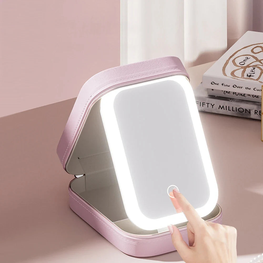 MirrorChic LED Make-Up Spiegel en Organizer