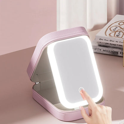 MirrorChic LED Make-Up Spiegel en Organizer