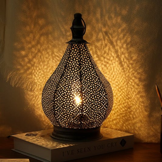 BRILLORA retro tafellamp op batterijen