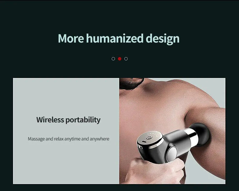 Vardi Dante draagbaar pistoolvibratie massageapparaat