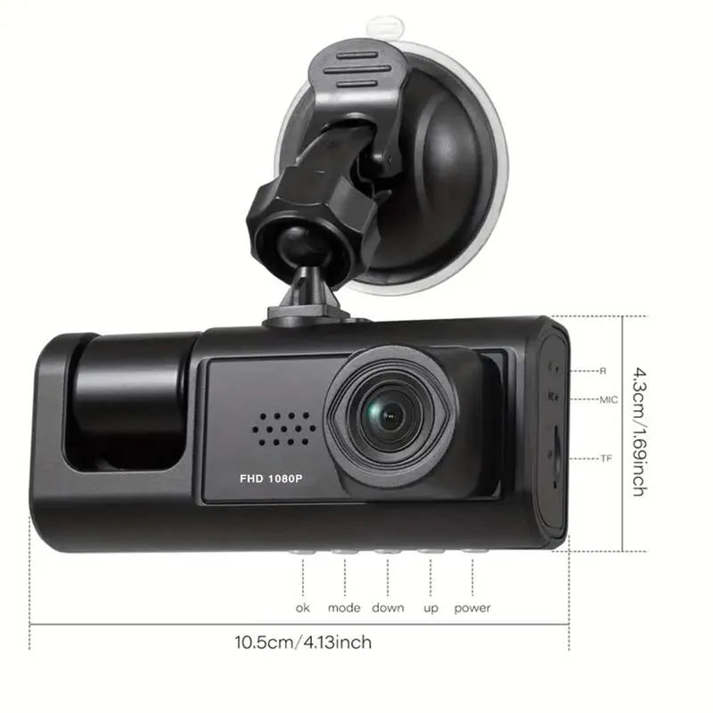 Sammy Jackson Full HD dashcam met nachtzicht