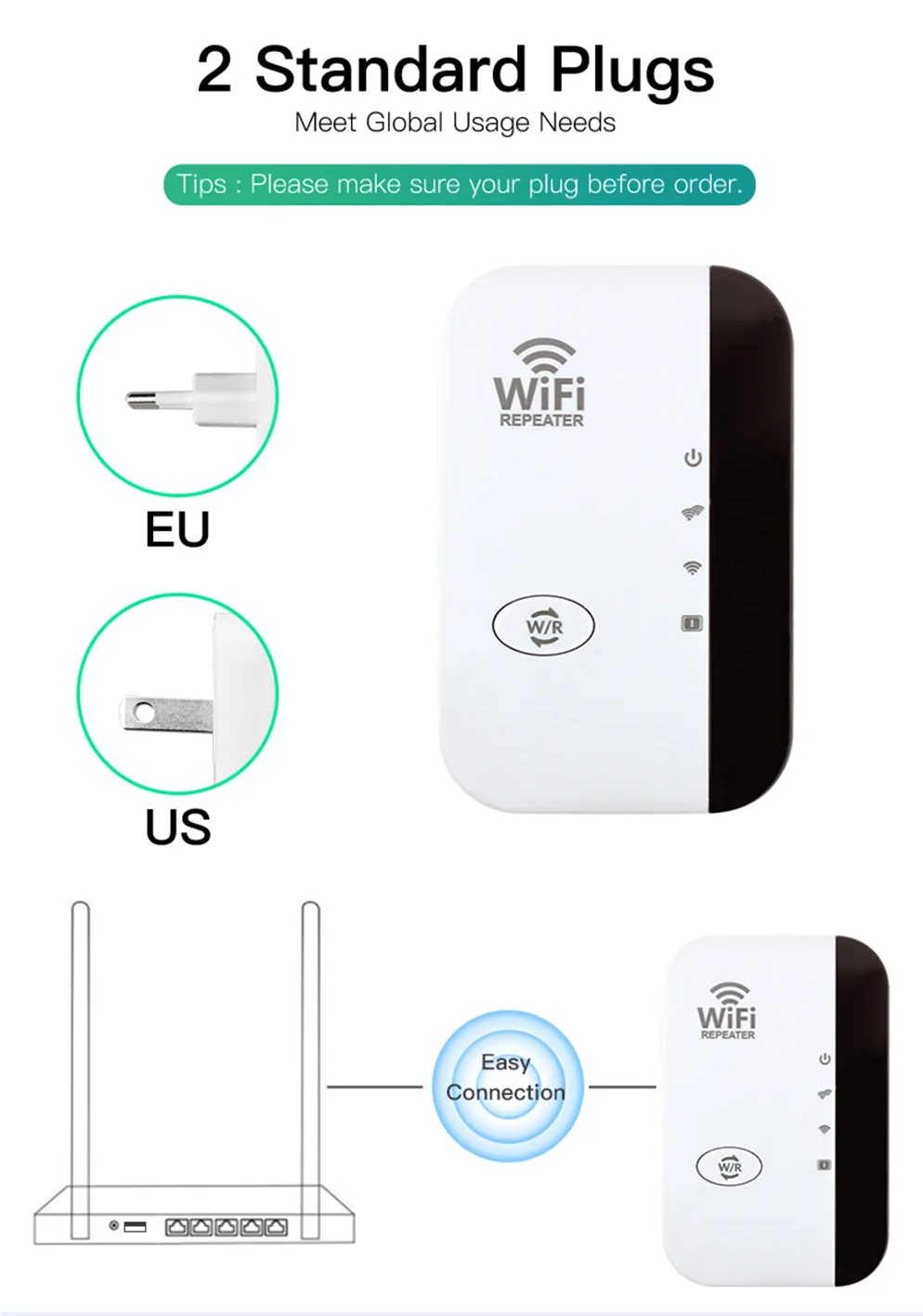 WiFi Booster draadloze wifi-extender
