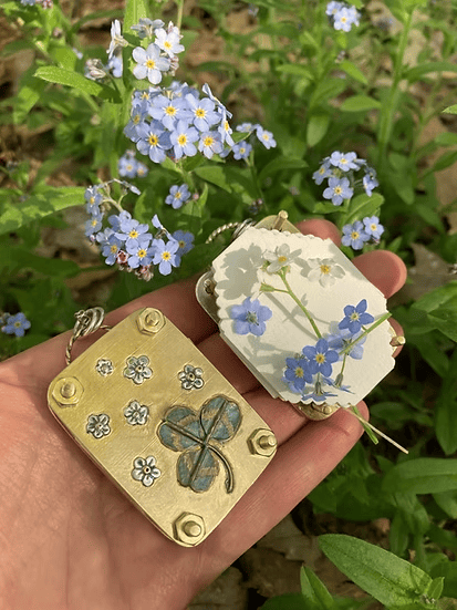 Navando mini bloemenpers in zakformaat