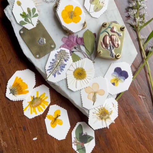Navando mini bloemenpers in zakformaat