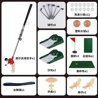 Interactieve mini golfset voor binnen