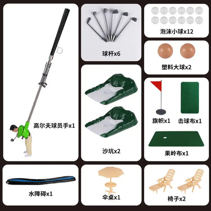 Interactieve mini golfset voor binnen