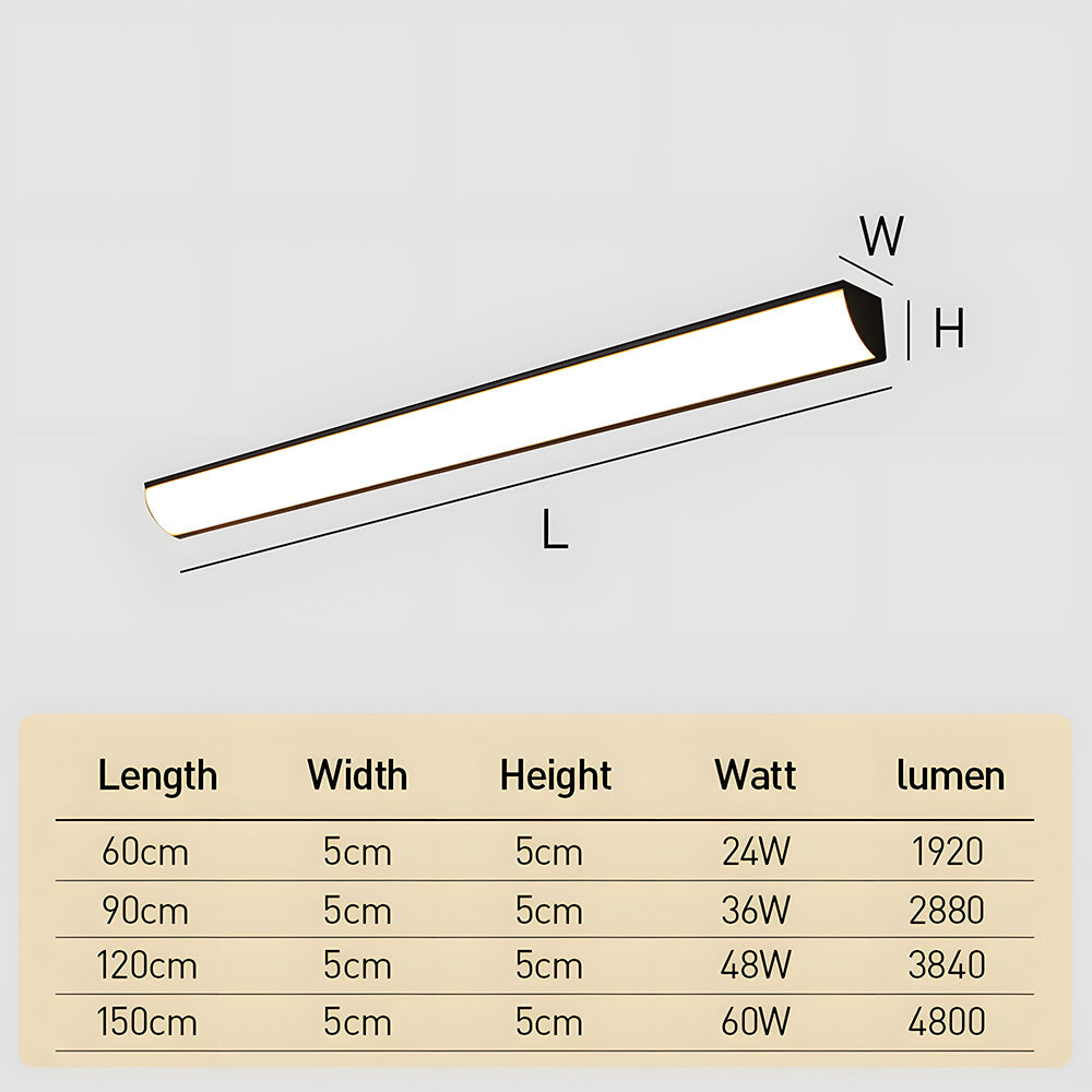 Lumio slanke LED wandlamp buiten IP65