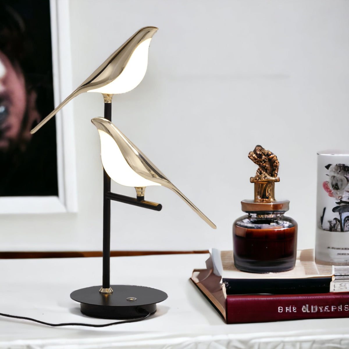 MisterBird postmoderne LED-tafellamp goud