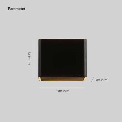 LumiBox moderne vierkante wandlamp