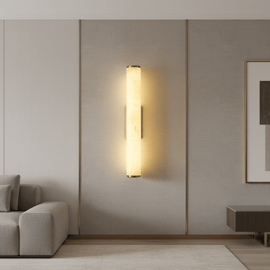 LUMAREX moderne marmerlook led-wandlamp