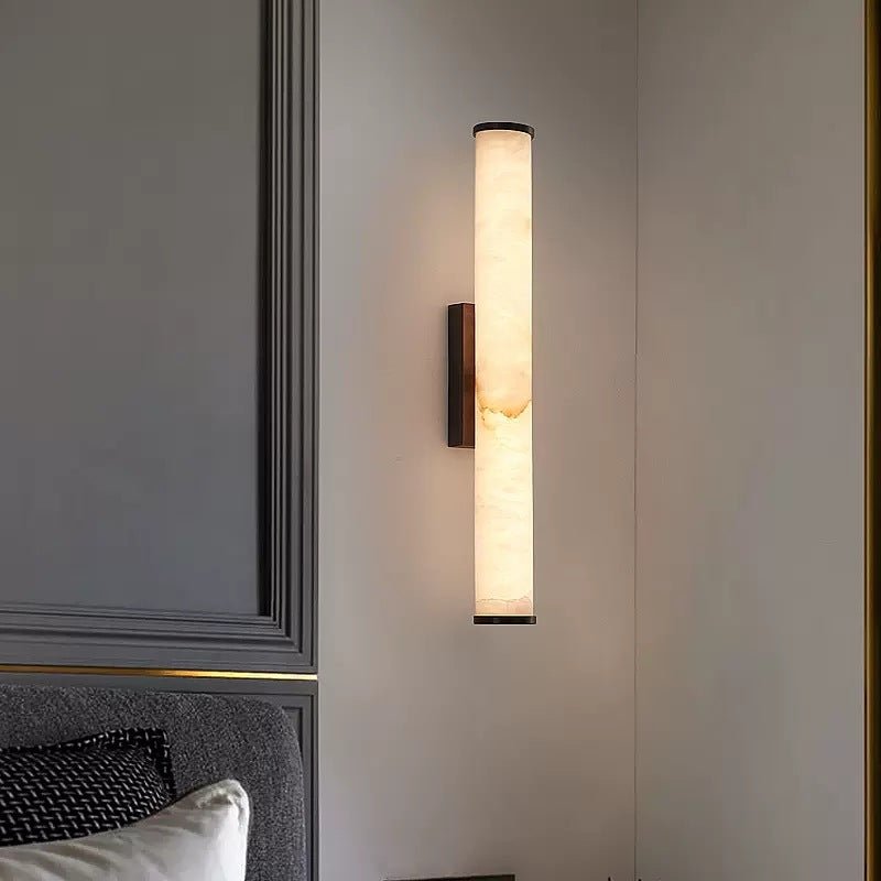 LUMAREX moderne marmerlook led-wandlamp