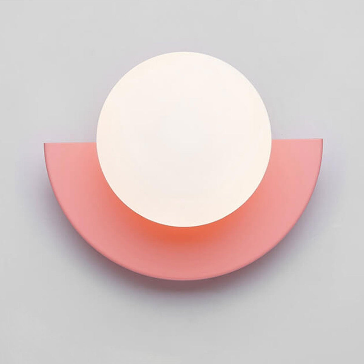 Glazen bolvormige moderne wandlamp