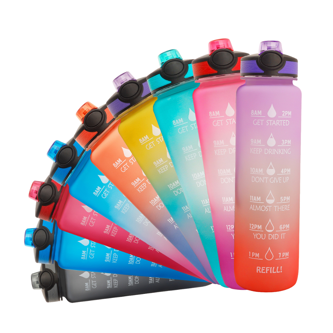 HydraHero waterfles met tijdlijn