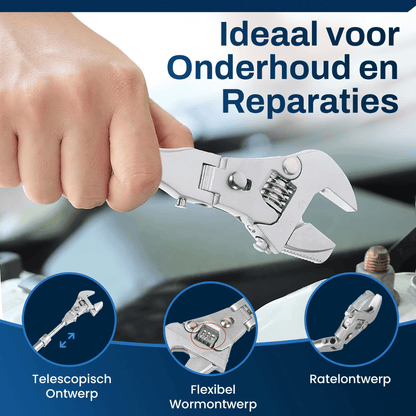 Multifix verstelbare 5-in-1 moersleutel