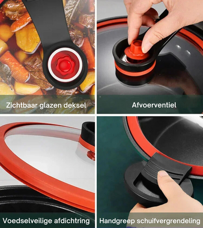 PureCook multifunctionele snelkookpan