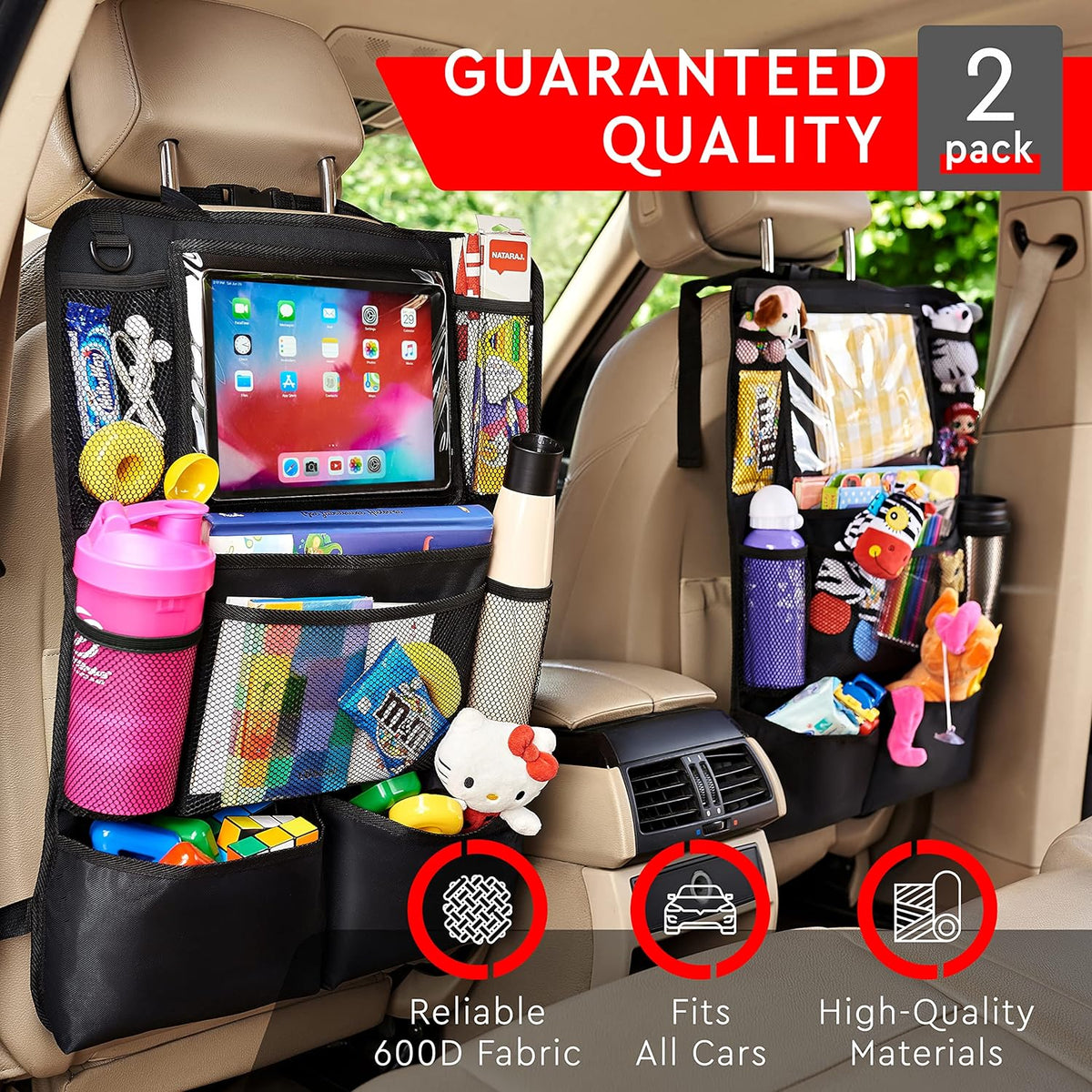 Multifunctionele Auto Organizer Achterbank 2-Pack