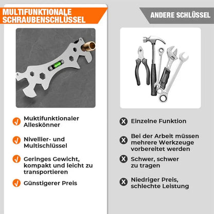 WrenchPro™ roestvrijstalen haaksleutel