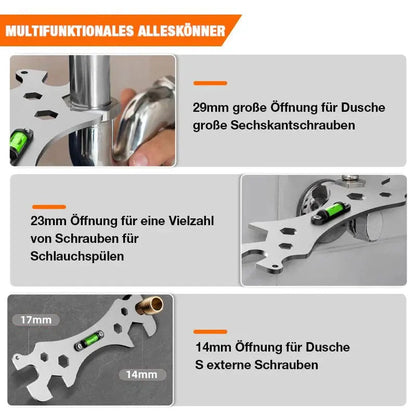WrenchPro™ roestvrijstalen haaksleutel