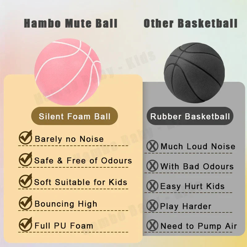 SilentBounce stille basketbal