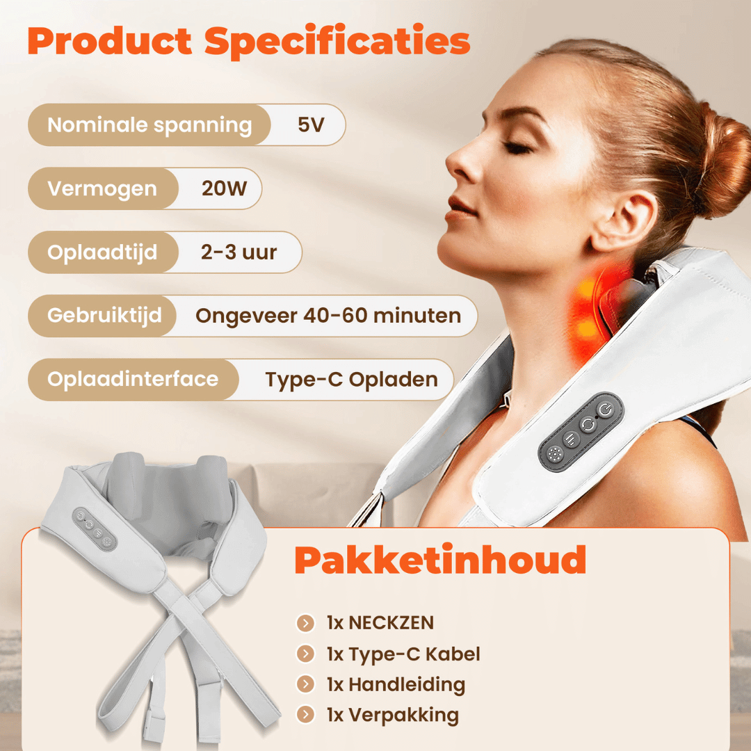 NECKZEN schouder- en nekmassager