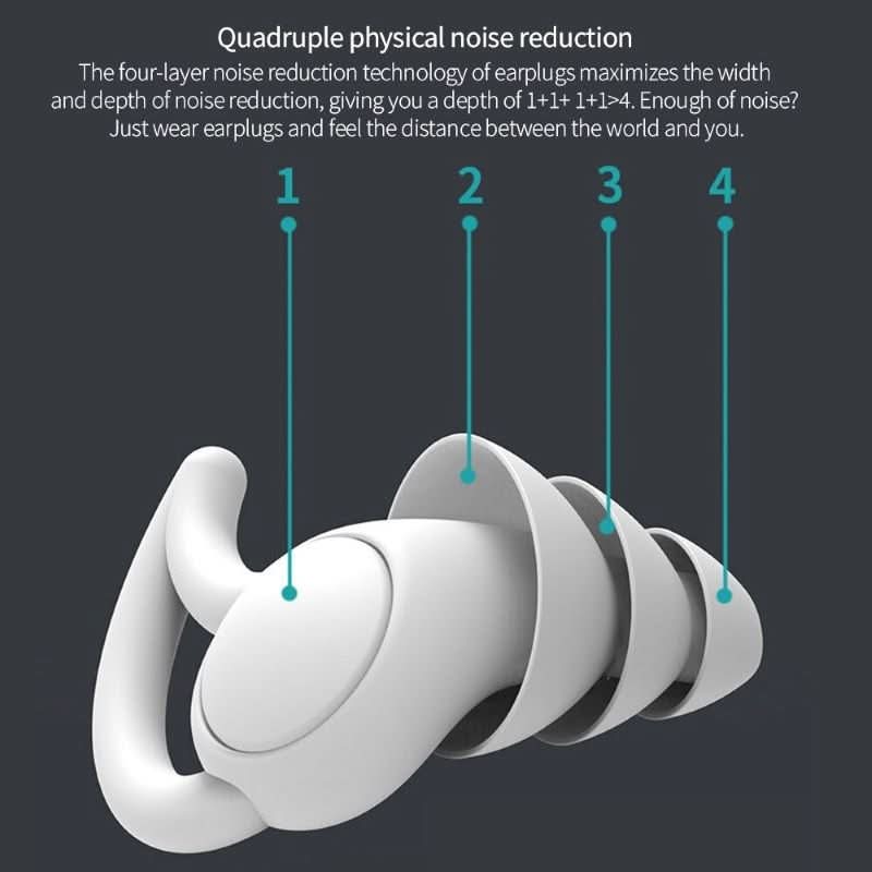 Noctura Earplugs zachte siliconen oordopjes