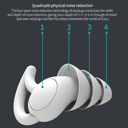Noctura Earplugs zachte siliconen oordopjes