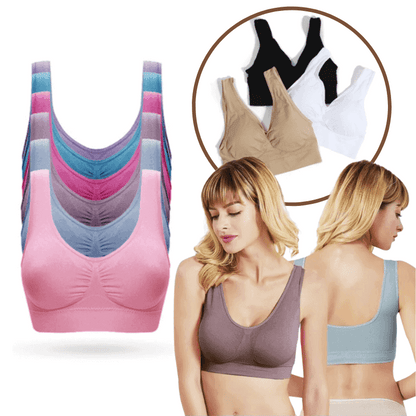 Naadloze push-up beha set