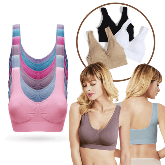 Naadloze push-up beha set