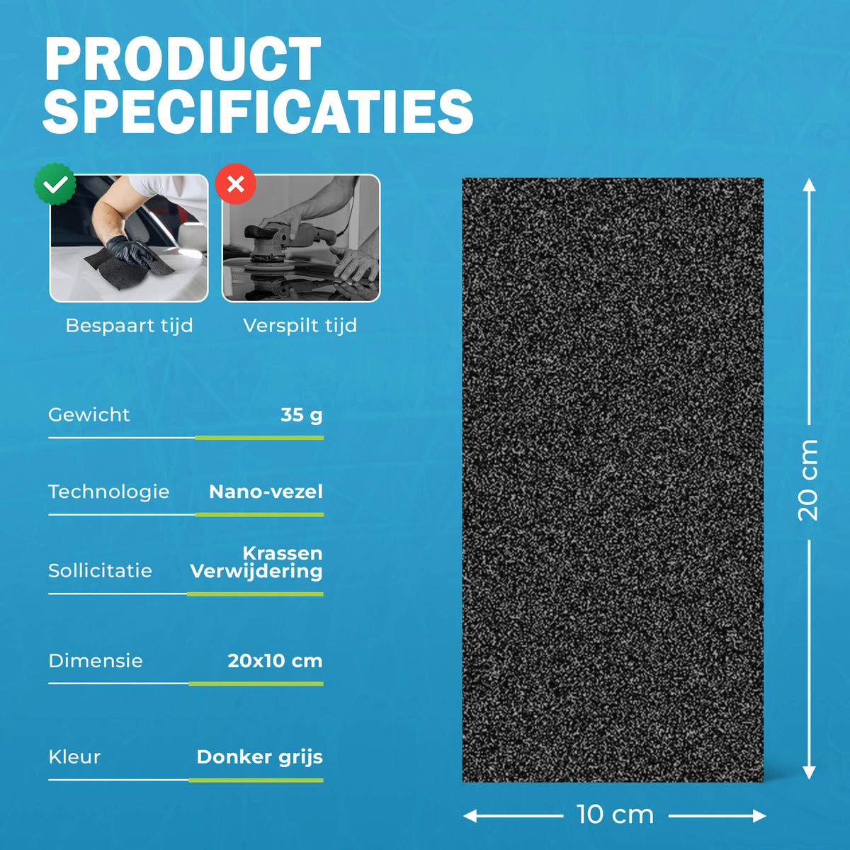 NANOFIX Nano Sparkle doek voor autokrassen