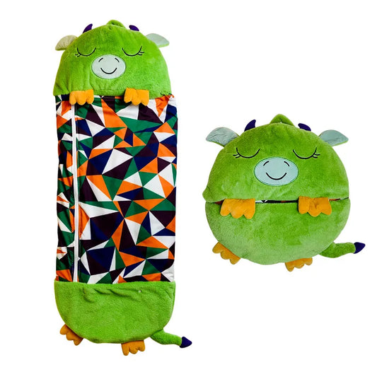 2-in-1 Kinderslaapzak En Knuffelkussen