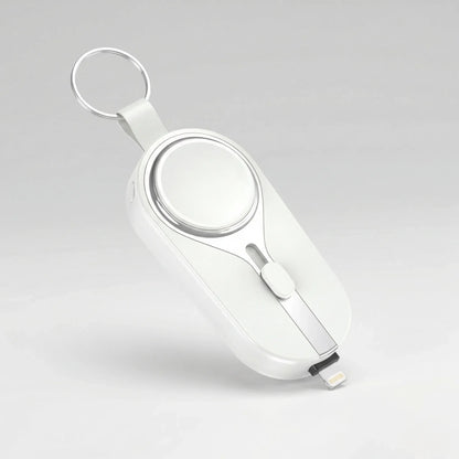 PowerClip draadloze powerbank sleutelhanger