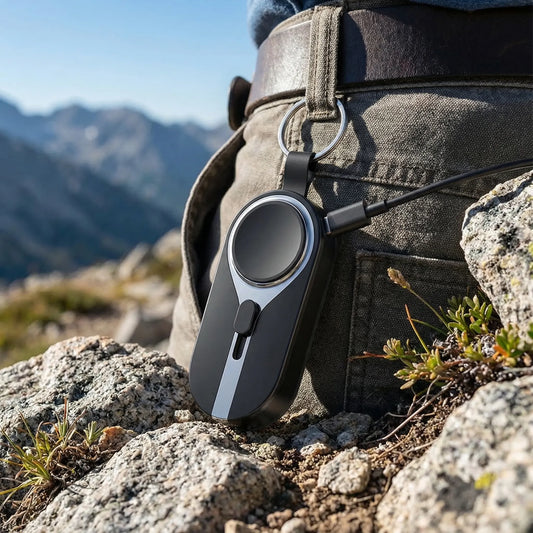 PowerClip draadloze powerbank sleutelhanger