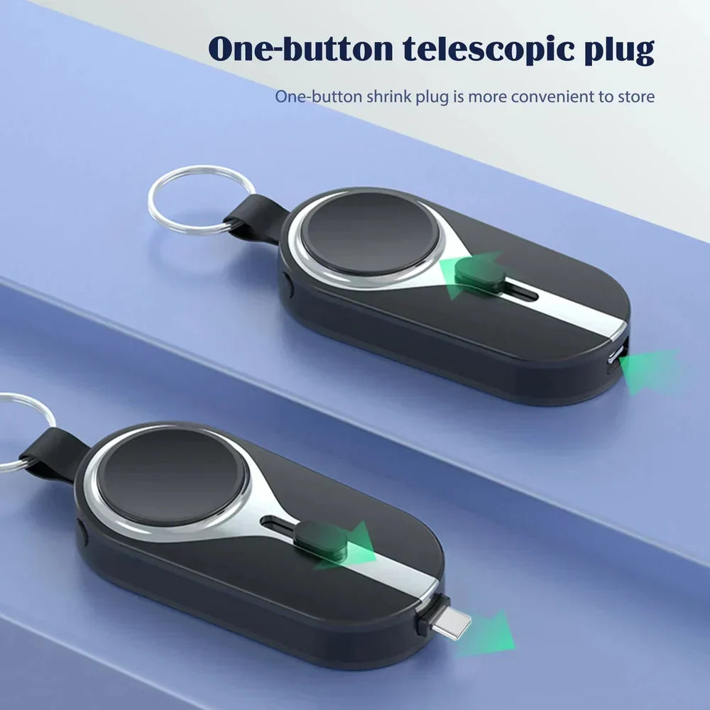 PowerKey draadloze powerbank sleutelhanger
