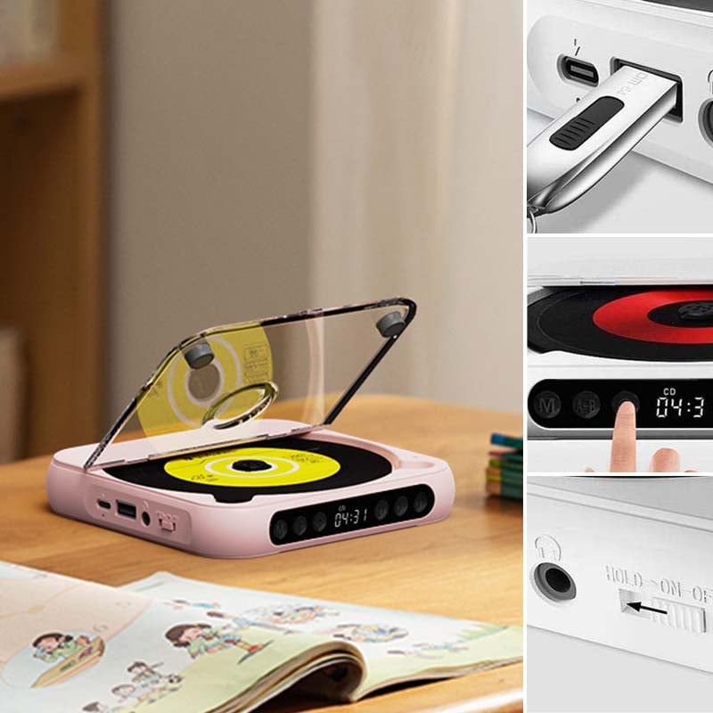 Draagbare Bluetooth cd-speler