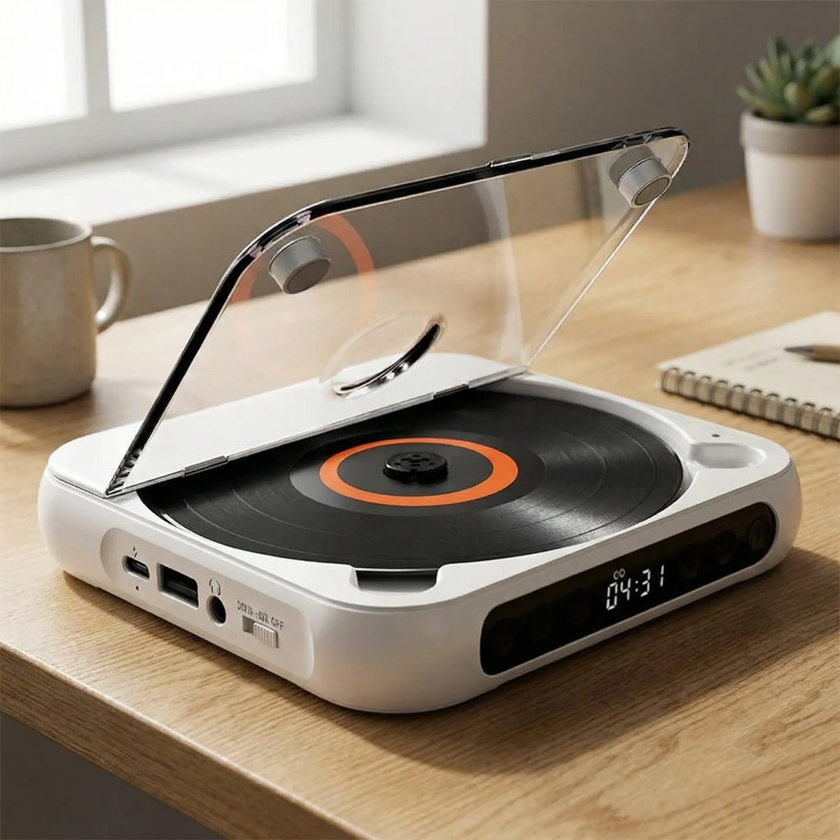 Draagbare Bluetooth cd-speler