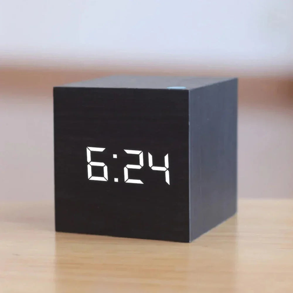 CubeLED compacte kubusvormige LED-wekker