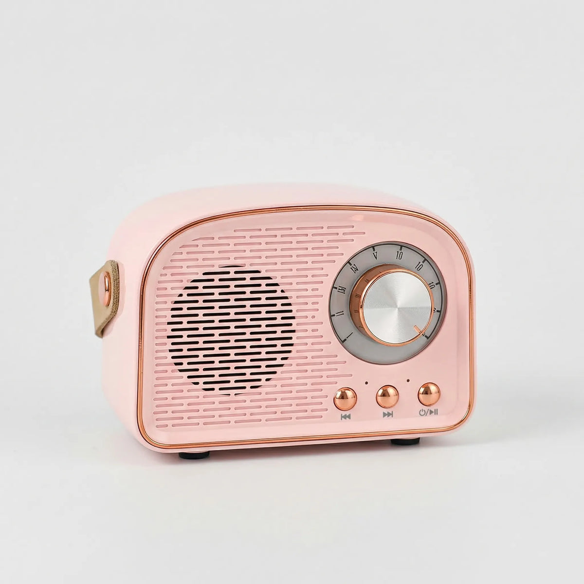 Retro draagbare bluetooth-speaker met FM-radio