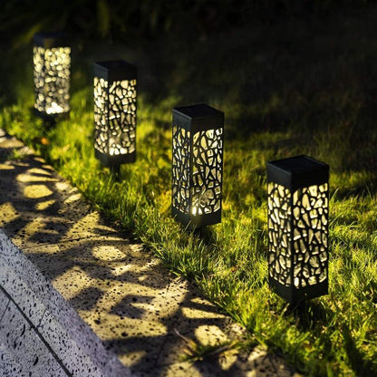 Navando Decoratieve Solar Tuinlamp Op Grondpin