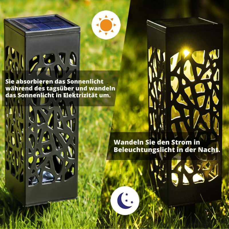 Navando Decoratieve Solar Tuinlamp Op Grondpin
