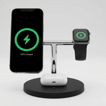 Draadloos 3-In-1 Magnetisch Oplaadstation
