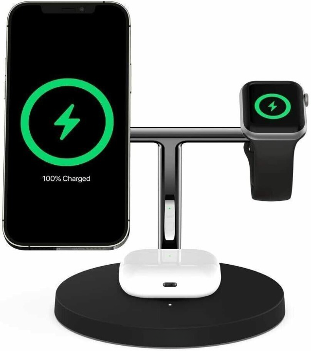 Draadloos 3-In-1 Magnetisch Oplaadstation