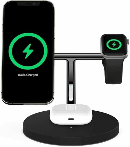 Draadloos 3-In-1 Magnetisch Oplaadstation