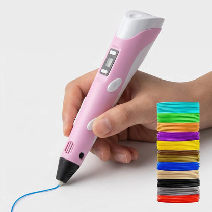 Draadloze 3D-tekenpen met LCD-display