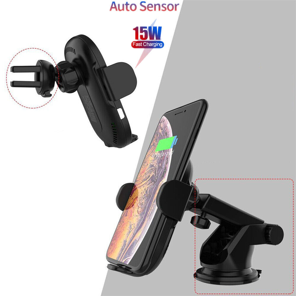 Draadloze autolader met automatische klem