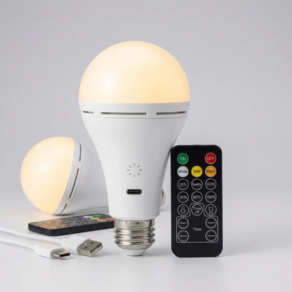 Draadloze Oplaadbare LED-Lamp met Afstandsbediening