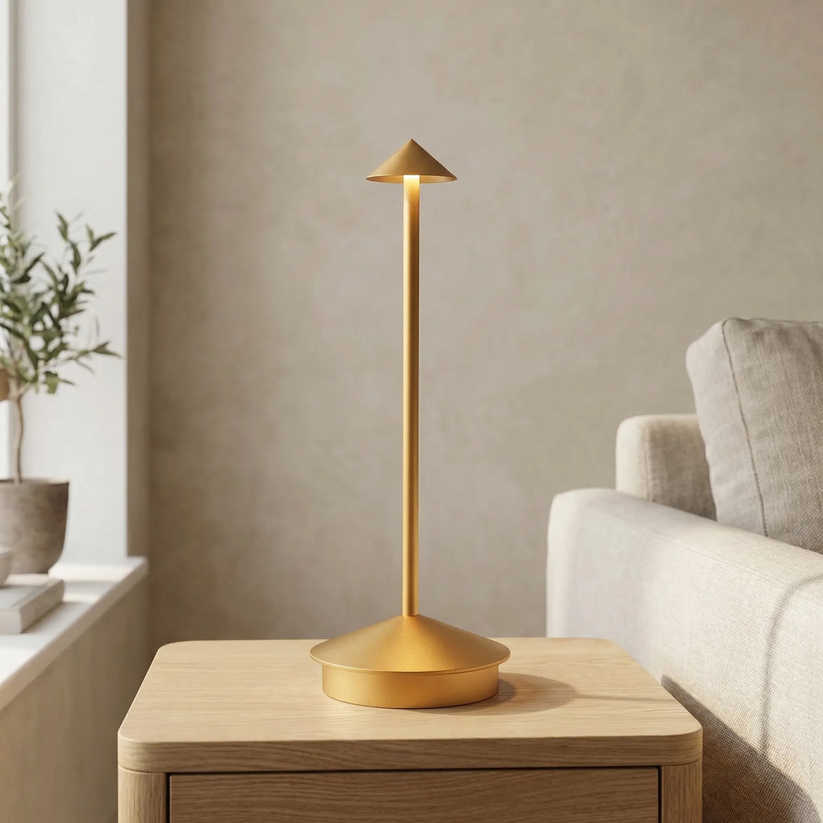 Draadloze oplaadbare led-tafellamp
